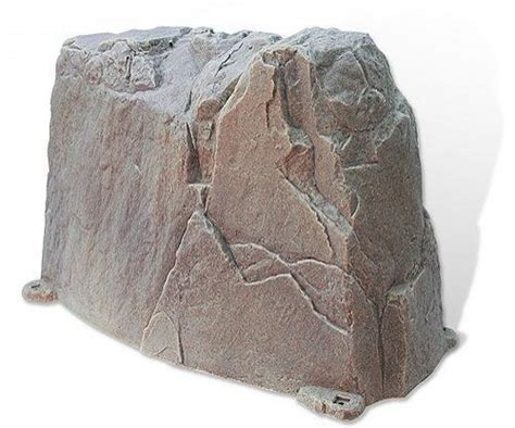 fake rock to cover electrical box|24x28 irrigation rock covers.